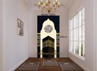 Wallpaper Dinding Mihrab-Wallpaper Mushola- Wallpaper Islam-Wallpaper Dinding 3D- Wallpaper 3D- Wallpaper Mihrab