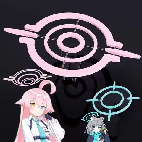 Anime Sunaookami Shiroko Cosplay Headwear Blue Archive Takanashi Hoshino Halo Angel Devil Cosplay Ha