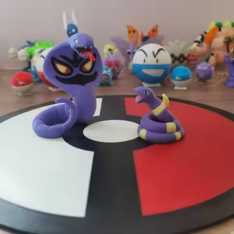 Cartoon Anime Figures Arbok Ekans Proportion World 1:20 Diy 3D Printing Kawaii Character Desktop Mod