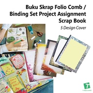 A4 Binding Set / Buku Folio A4/  Buku Scrap Projek Sekolah