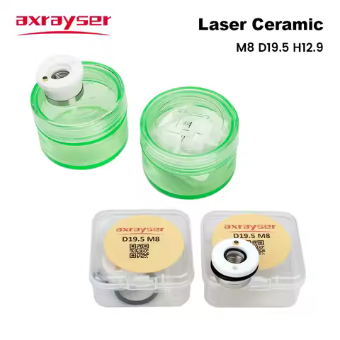 Original Raytools Laser Ceramic M8 D19.5 H12.9 Body Nozzle Holder Ring for 3D BT240S BM110 BM111 Fib
