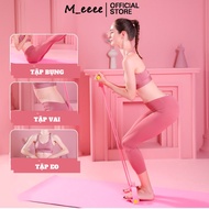 6-tube rubber abdominal pull band Combo Elastic resistance band for abdominal muscle training at hom