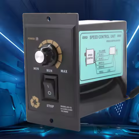 AC 220V 50/60Hz 300/400/500W AC Motor Speed Controller Electric Motor Speed Regulator Motor Speed Co