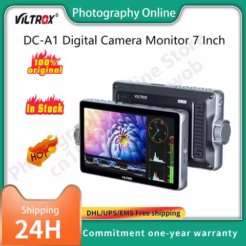 Viltrox DC-A1 Digital Camera Monitor 7 Inch Wide Monitor 2800 Nits 1080P 4K Touch Screen Monitor For