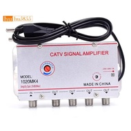CATV  Indoor  Home Tv Equipments 45Mhz to 860MHz 1 in 4 Out EU Plug