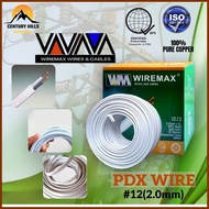 ⏒  ◓ PDX WIRE #12 (2.0mm) 1METER - 5METERS