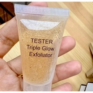TESTER TRIPLE GLOW EXFOLIATOR 15mI Face Scrub Gel