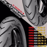 2021 Corsa Platinum R26 Tayar Tubeless Tyre 70/80-17 80/80-17 90/80-17 100/70-17 100/80-17 110/70-17 120/70-17 130/70-17