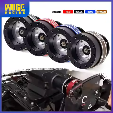 MUGE-6 Hole Racing Simulator Game Steering Wheel Quick Release Hub Adapter 70MM/74M For MOZA Simagic