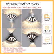 Wall lamp - 12W Led Fan-shaped wall lamp to decorate bedroom, living room, hallway code AK - 102 - 1