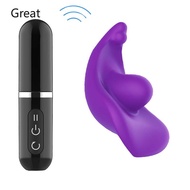 Great-Panty Dildo Vibrator Wireless Remote Control Strapon Dildo C String Clitoral Stimulator Invisible Vibrating Egg