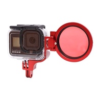 GoProhero8 Waterproof Case Diving Red Filter Set Dog 8 Times Close-Up Accessories REDFilter