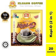 Kluang Coffee Cap Televisyen Kopi O 2in1 (20 individual sachets x 1 pack) Kopi-O Kluang Cap TV