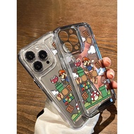 Super Mario Silicone Case Samsung Galaxy A05 A55 A05s A35 S24 Ultra A24 S23Ultra S23fe S21fe A52 S22