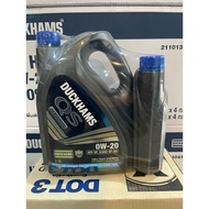 สังเคราะห์แท้ ดั๊กแฮมส์ QS hybrid 0W-20 สำหรับรถยนต์เบนซินขนาด 3.5 ลิตร แถม 1 ลิตร
