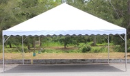 Premium Pyramid Style Full Set Banquet Canopy 20 x 20 Full Set UV Resistant PVC Tarpaulin Canvas Mad