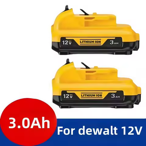 1-3Pack 10.8V/12V 3.0Ah Volt Max Lithium Battery For Dewalt DCB120 DCB123 DCB122 DCB127 DCB124 DCB12