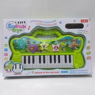 MAINAN PIANO ELECTRONIC ORGAN ANIMAL EDUKASI MUSIK ANAK 8807B MAINAN ANAK ANAK