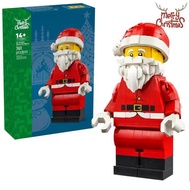 Compatible Lego Christmas Gift 40820 Enlarged Version Santa Claus Minifigure Boys Girls Assembled Bu