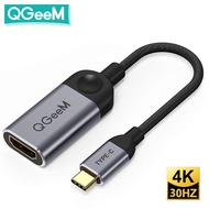 Qgeem USB Type C to HDMI QGeeM adapter Hub [Compatible Thunderbolt 3] for MacBook Pro 2018 / 2017, Samsung Galaxy S9 S8
