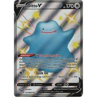 Pokemon TCG - Ditto V - SV118/SV122 - Shiny (SS4.5 Shining Fates) Pokemon Trading Card Singles