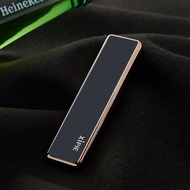 Douyin Same Style Rechargeable Lighter Unique Ultra-Thin Mini USB Creative Portable Windproof Lighte