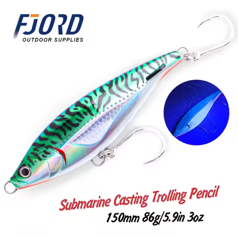 FJORD Sinking Pencil 86g 150mm Fishing Lure Casting Trolling Saltwater Swimbaits Heavy Artificial Ha