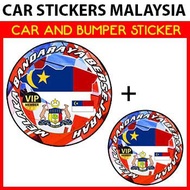 Car Sticker & Bumper Sticker - Team Melaka