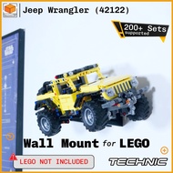 Wall Mount For Lego Technic Jeep Wrangler (42122) (2 In 1)