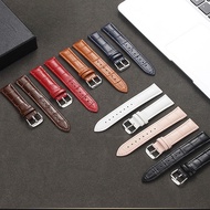 Genuine Genuine Leather Cowhide Bamboo Pattern Crocodile Pattern Watch Strap Soft Leather Bamboo Cro