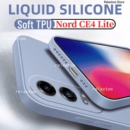 Square Liquid Silicone Casing For OnePlus Nord CE 4 Lite 4Lite CE4Lite 1+ Nord CE4 Lite NordCE4Lite 
