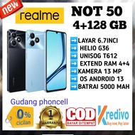 Realme Not 50 ram 4+128 GB unisog T612 garansi resmi Realme 1 tahun