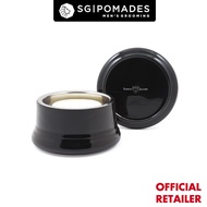 Edwin Jagger Porcelain Black Shaving Bowl With Lid-SGPOMADES