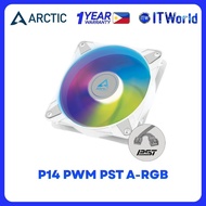 ARCTIC P14 PWM PST A-RGB - 140mm Fan / White / 1900RPM / ACFAN00276A itw
