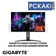 GIGABYTE AORUS FO27Q3 FO32U2 UHD 2K / QHD KVM 360HZ 240Hz OLED GAMING MONITOR