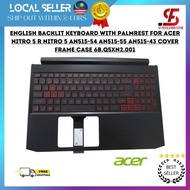 English Backlit keyboard with palmrest for Acer Nitro 5  AN515-54 AN515-55 AN515-43 cover frame case