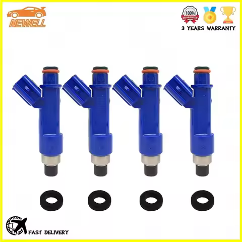 4pcs 23209-22080 23209-0D050 23250-22080 23250-0D050 Fuel Injector For 2004-2008 TOYOTA Corolla Matr
