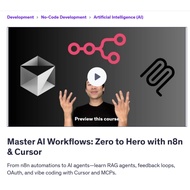 Ai n8n Video Course-Master AI Workflows: Zero to Hero with n8n & Cursor