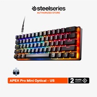 SteelSeries Apex Pro Mini Optical Gaming Keyboard คีบอร์ดเกมมิ่ง ออปติคอล ขนาดเล็ก 60% ไฟ RGB ปุ่ม U