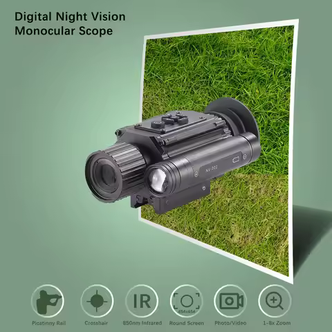 NV002 HD Tiny Digital Night Vision 1080P Video Camera Infrared Monocular Multiple Image Mode Crossha