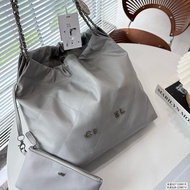 garbage 22bag chain tote shopping bag leather