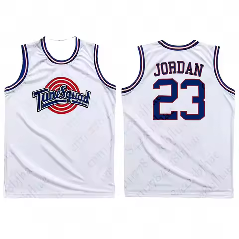 Space Jam Tune Squad Movie Basketball Jersey Retro Breathable Quick-Dry Men's And Women's Athletic S