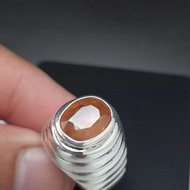 男士黃色藍寶石戒指 Pukhraj 男士戒指 天然黃色藍寶石戒指男式