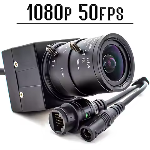 10X Zoom Industrial IP Camera 2MP 50FPS High Speed Motion Camera 5-50mm Manual Zoom Varifocal CS Len