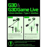 Plextone G30 หูฟังเกมมิ่ง ของแท้100% รุ่นใหม่ล่าสุด Gaming earphone