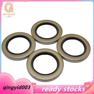 4Pcs Trailer Hub Grease Seals Set 2.25 X 3.371 -22029 for Most 5200lbs-7000lbs E-Z Lube and Regular 