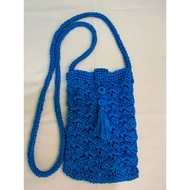 HP Phone Bag Knitting Sling Phone Bag Crochet Pouch handphone