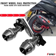For QJMOTOR FORTRESS 350/400 Accessories FORTRESS350 FORTRESS400 Front Fork Wheel Fall Muffler Pipe 