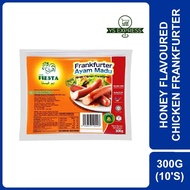 AYAM FIESTA Honey Flavoured Chicken Franfurter 300G (10'S) - Frankfurter Ayam Perisa Madu