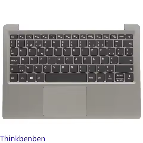 BE Belgian Mineral Gray Keyboard Upper Case Palmrest Shell Cover For Lenovo Ideapad S130 11 130S 11I